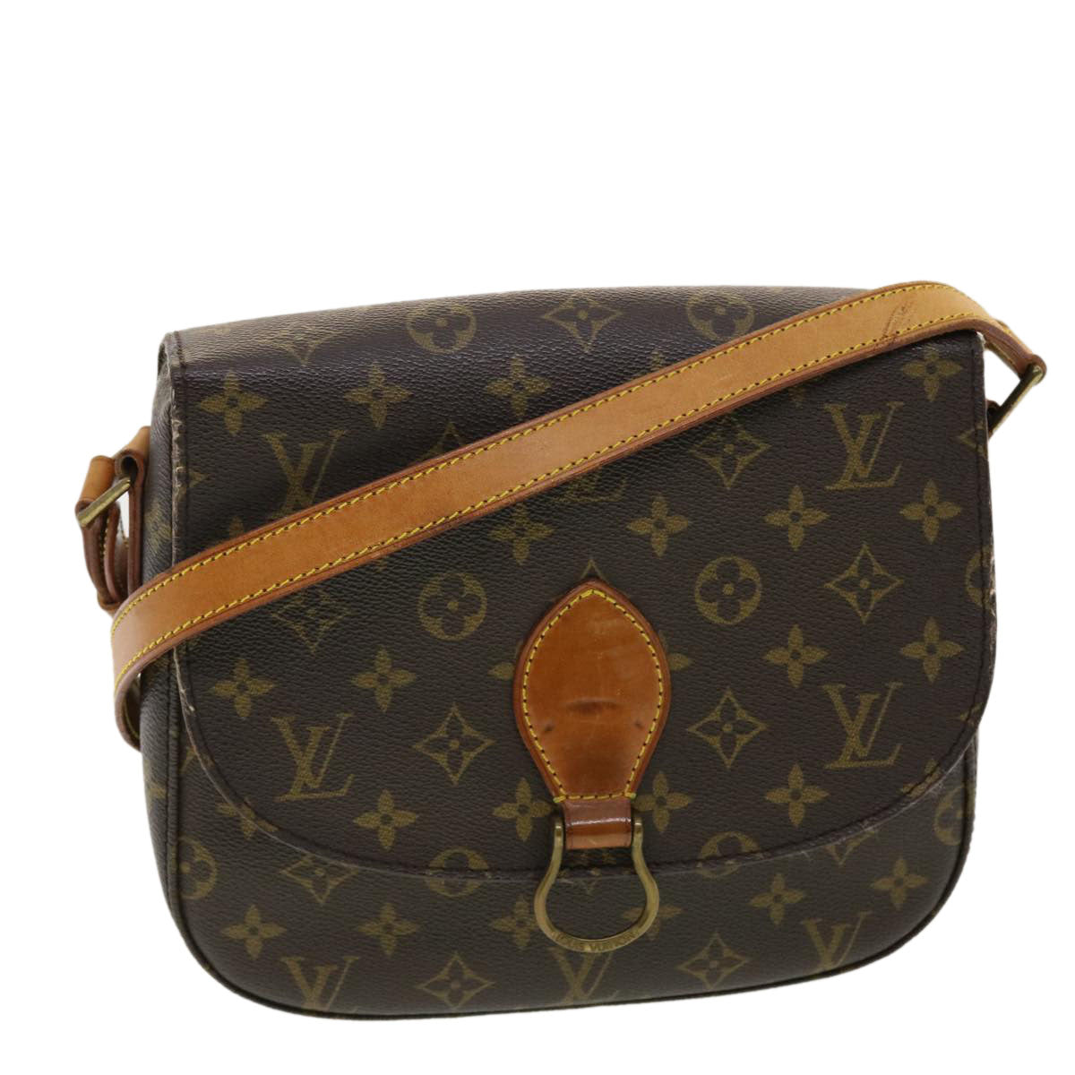 LOUIS VUITTON Monogram Saint Cloud GM Shoulder Bag M51242 LV Auth yk6475