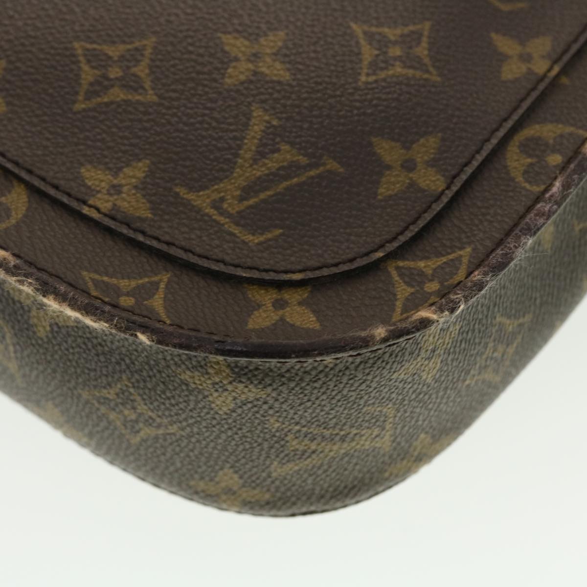 LOUIS VUITTON Monogram Saint Cloud GM Shoulder Bag M51242 LV Auth yk6475