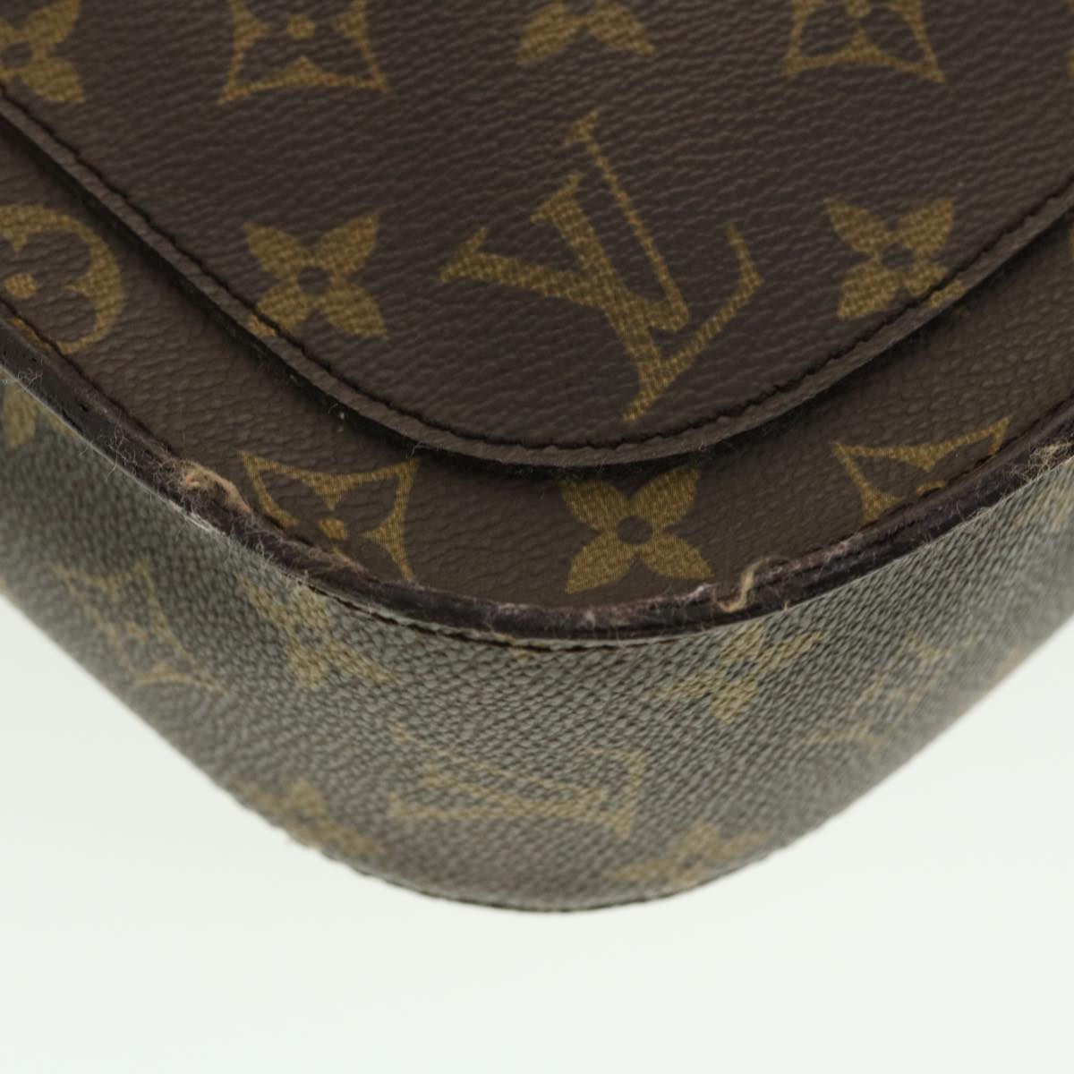 LOUIS VUITTON Monogram Saint Cloud GM Shoulder Bag M51242 LV Auth yk6475