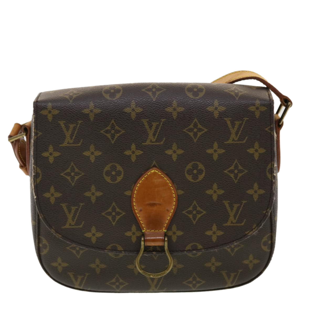 LOUIS VUITTON Monogram Saint Cloud GM Shoulder Bag M51242 LV Auth yk6475