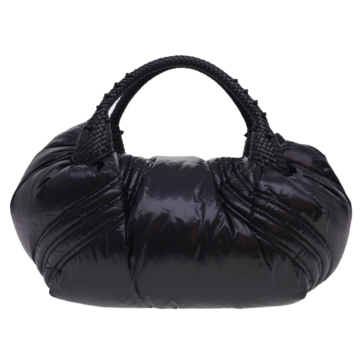 FENDI Spy Hand Bag Moncler Collaboration Nylon Black Auth yk6510 - 0