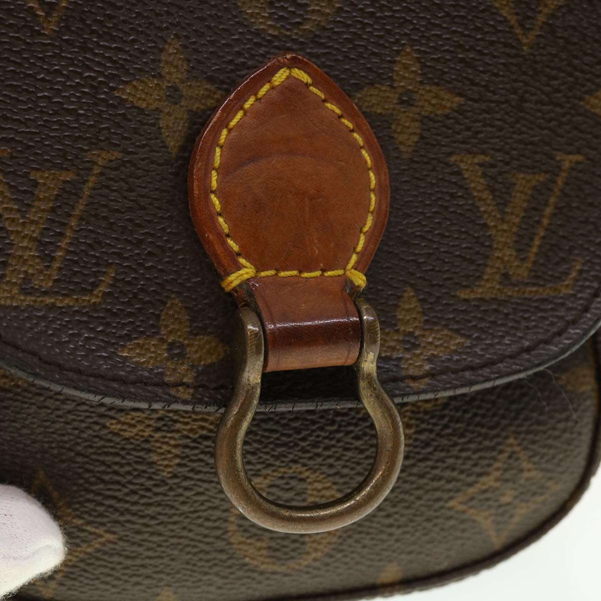 LOUIS VUITTON Monogram Bebe Saint Cloud Shoulder Bag M51245 LV Auth yk6637B