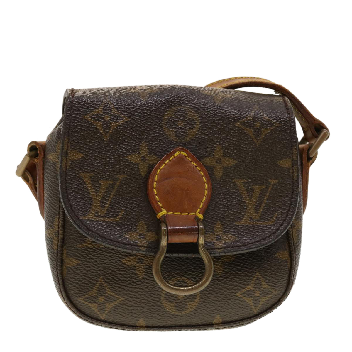 LOUIS VUITTON Monogram Bebe Saint Cloud Shoulder Bag M51245 LV Auth yk6637B