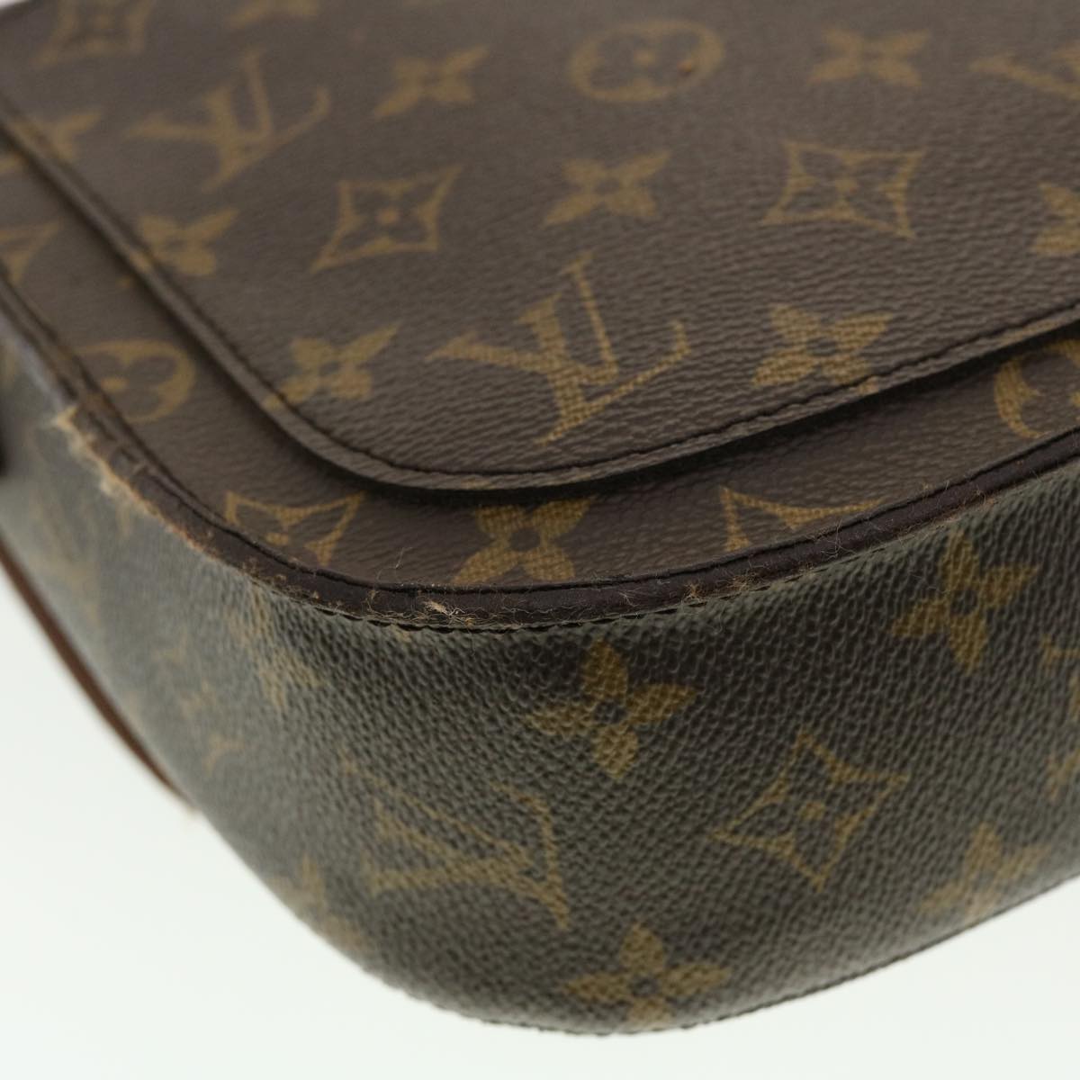 LOUIS VUITTON Monogram Saint Cloud GM Shoulder Bag M51242 LV Auth yk6638B