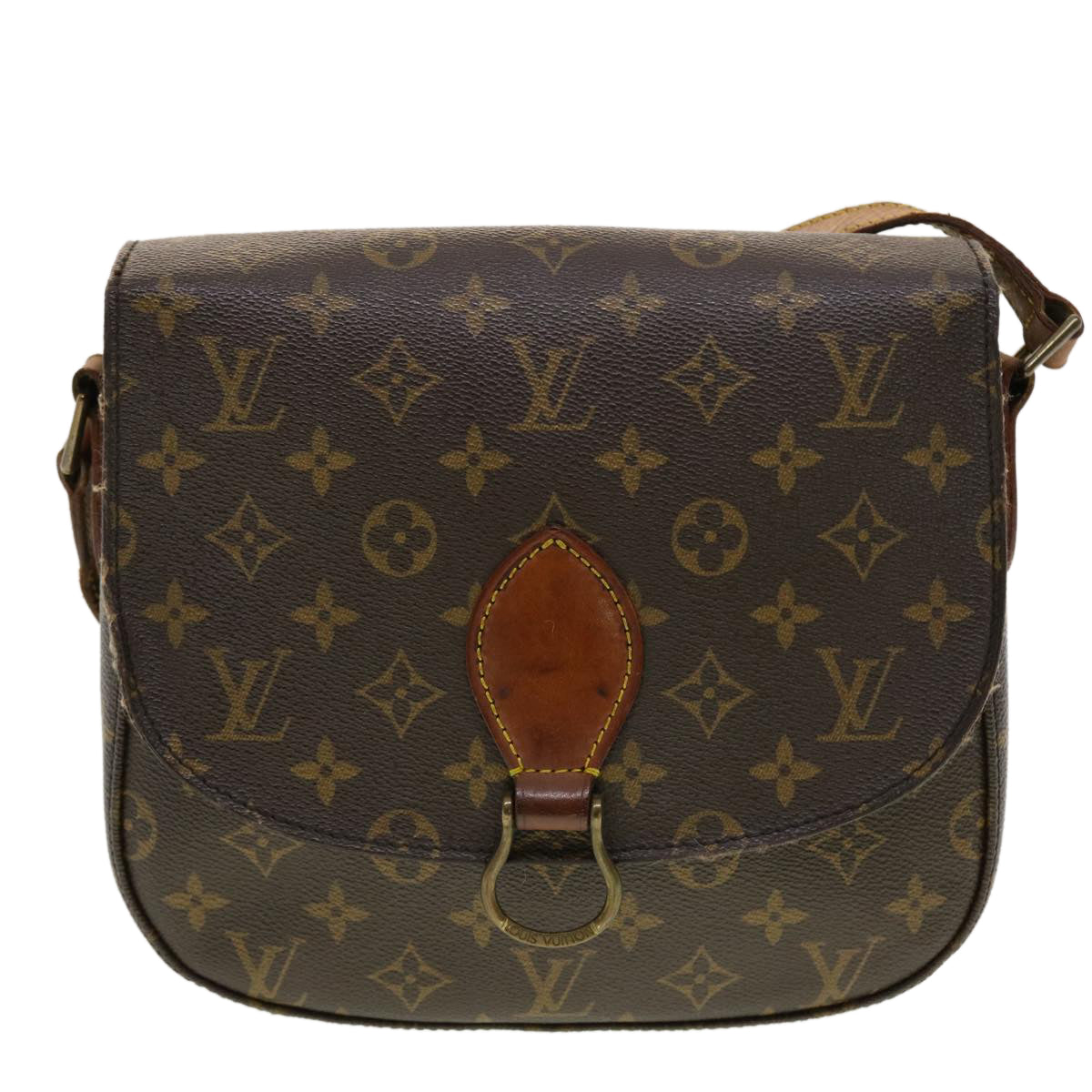 LOUIS VUITTON Monogram Saint Cloud GM Shoulder Bag M51242 LV Auth yk6638B