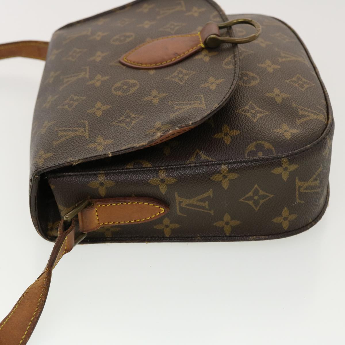 LOUIS VUITTON Monogram Saint Cloud GM Shoulder Bag M51242 LV Auth yk6638B