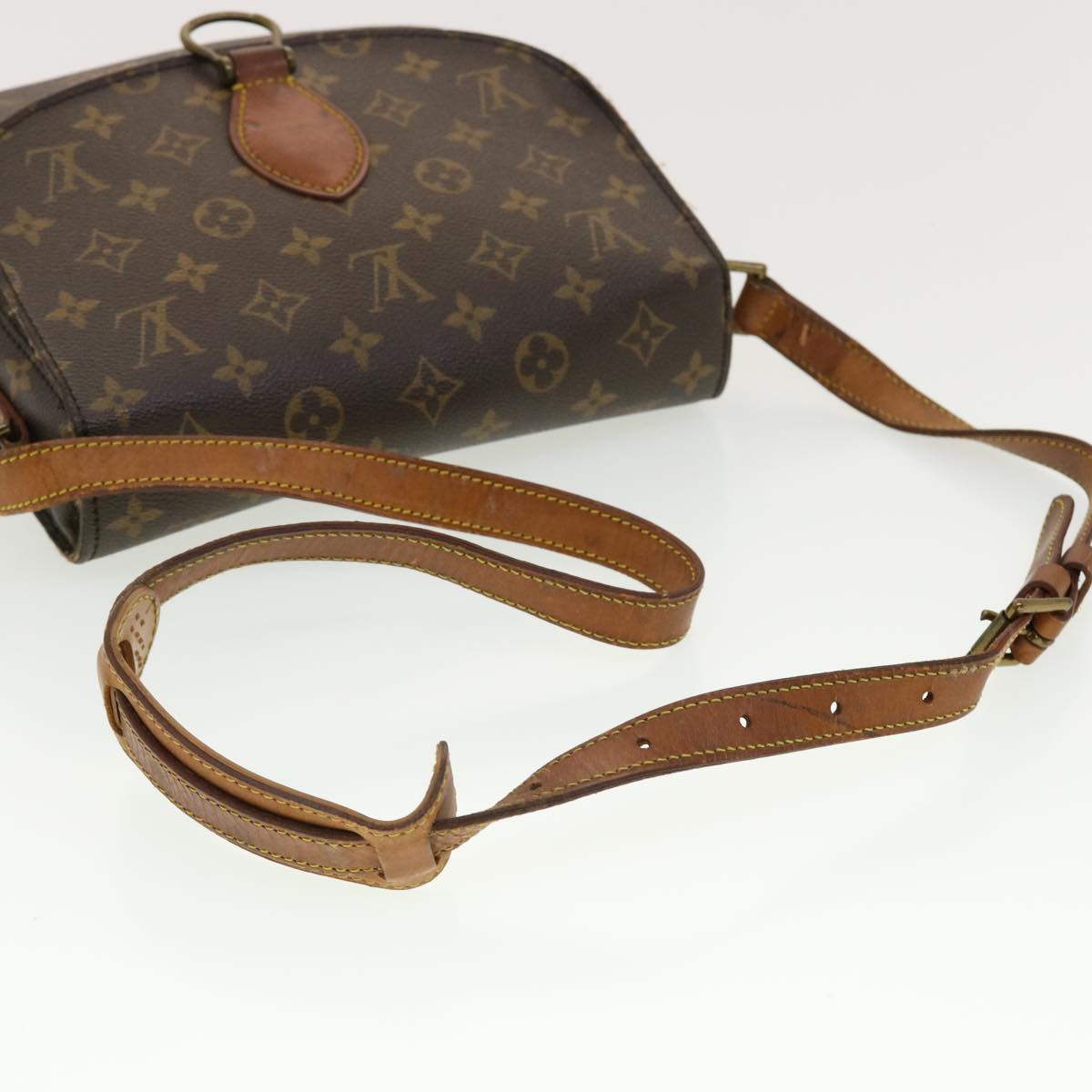 LOUIS VUITTON Monogram Saint Cloud GM Shoulder Bag M51242 LV Auth yk6638B