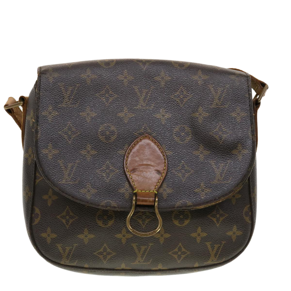 LOUIS VUITTON Monogram Saint Cloud GM Shoulder Bag M51242 LV Auth yk6641B