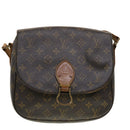 LOUIS VUITTON Monogram Saint Cloud GM Shoulder Bag M51242 LV Auth yk6641B-13