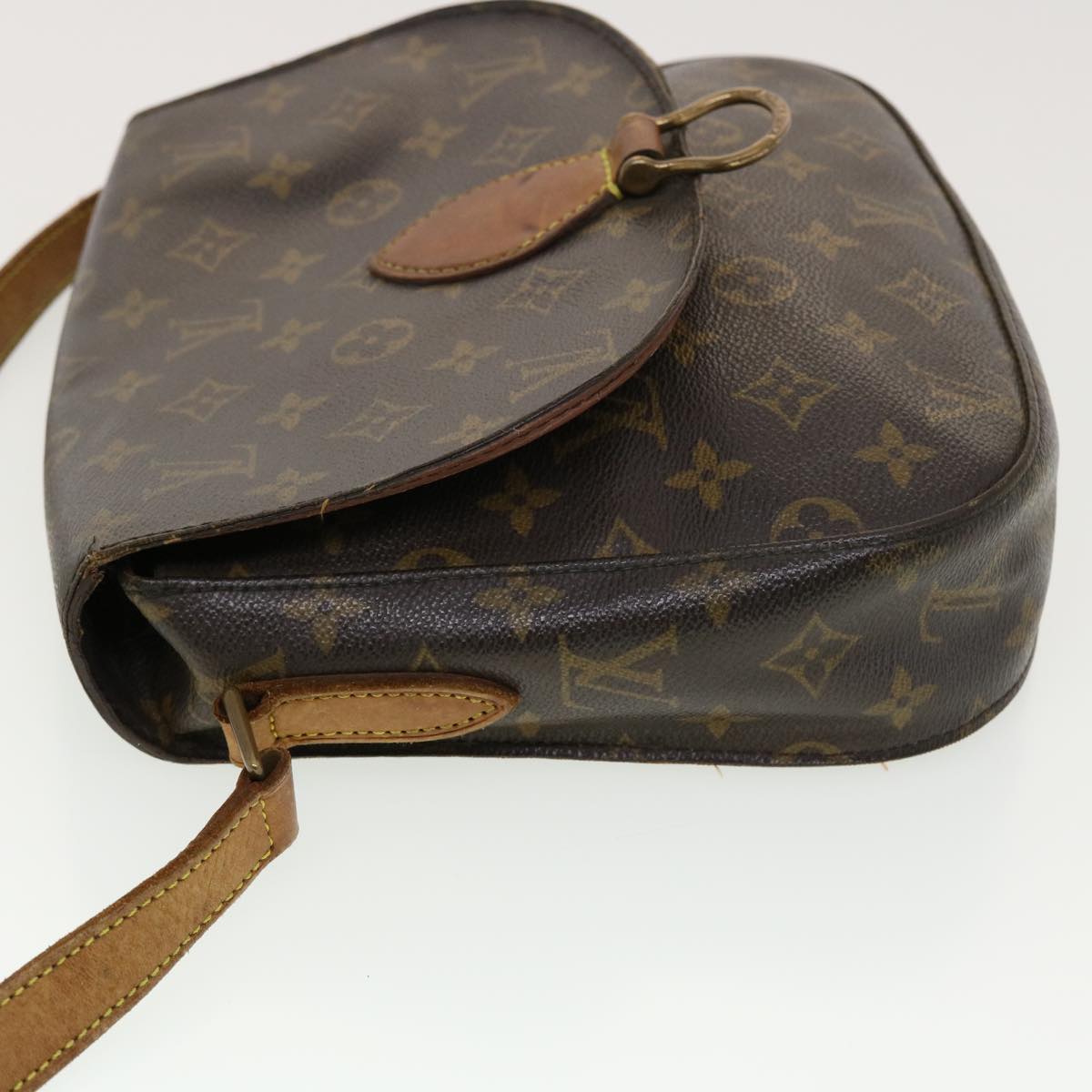 LOUIS VUITTON Monogram Saint Cloud GM Shoulder Bag M51242 LV Auth yk6641B