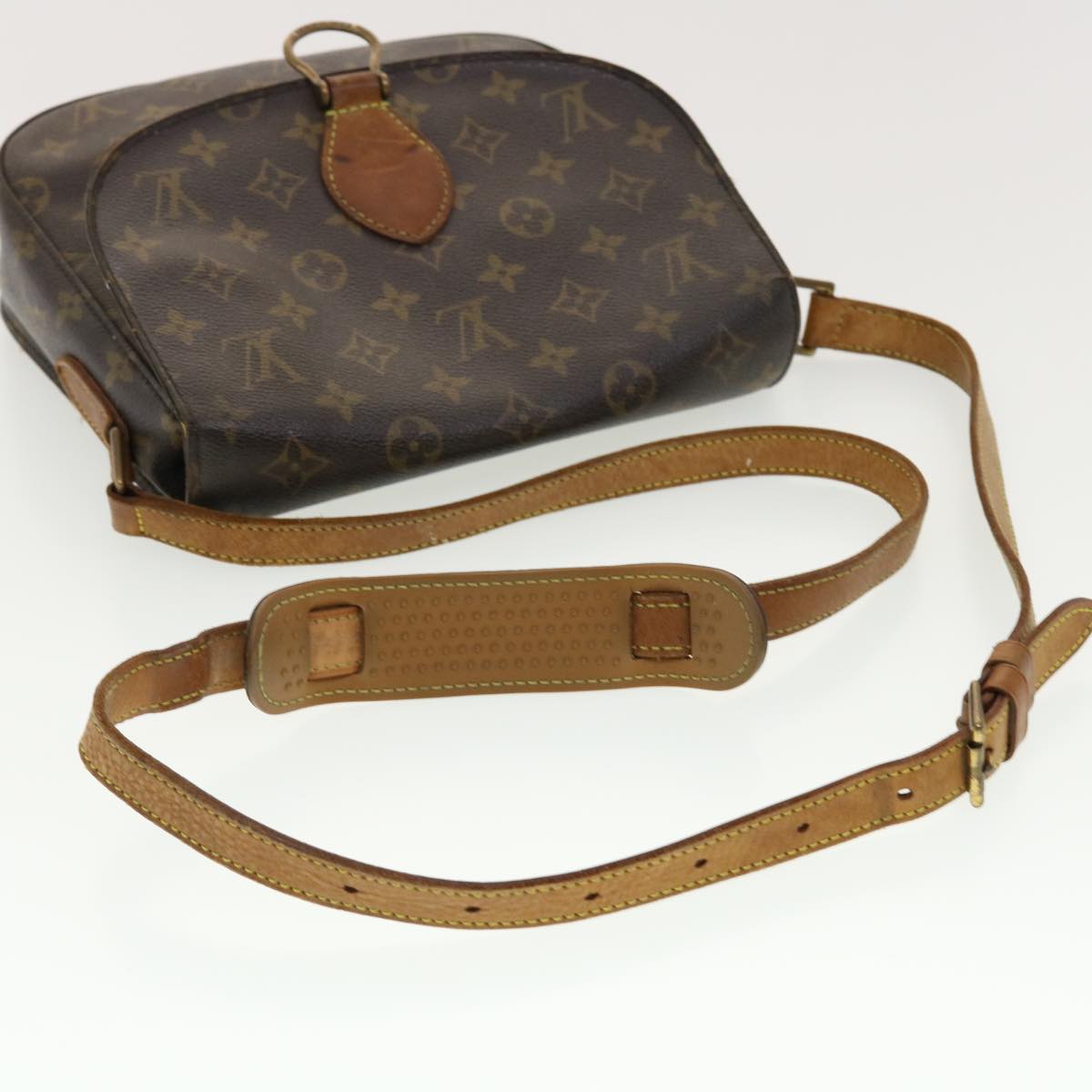 LOUIS VUITTON Monogram Saint Cloud GM Shoulder Bag M51242 LV Auth yk6641B