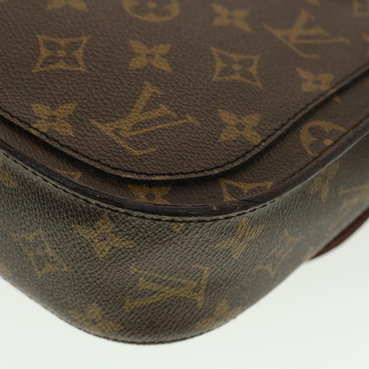 LOUIS VUITTON Monogram Saint Cloud GM Shoulder Bag M51242 LV Auth yk6643B