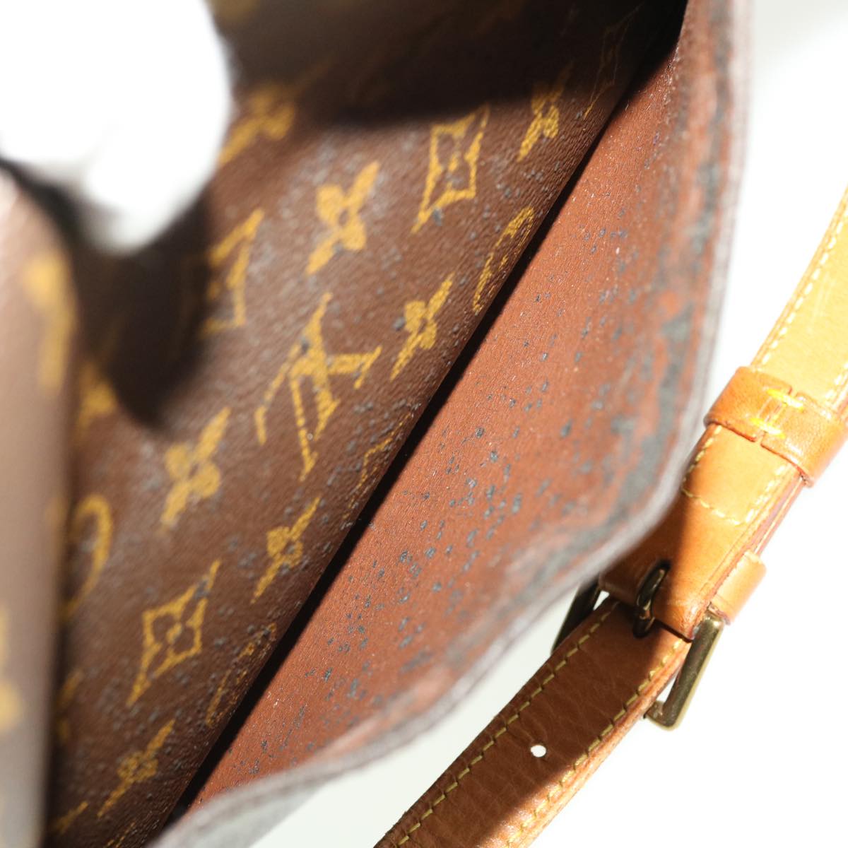 LOUIS VUITTON Monogram Saint Cloud GM Shoulder Bag M51242 LV Auth yk6643B