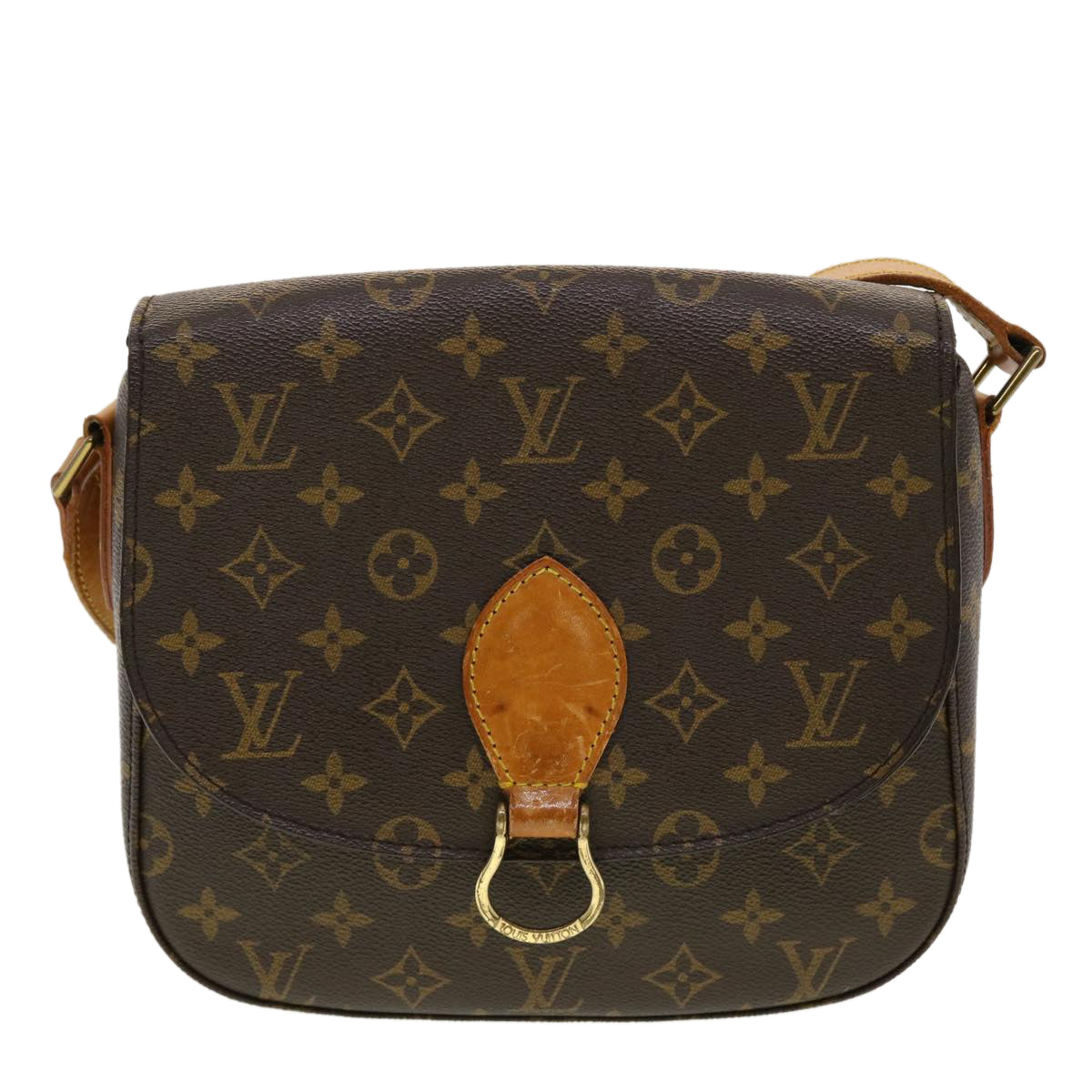 LOUIS VUITTON Monogram Saint Cloud GM Shoulder Bag M51242 LV Auth yk6643B