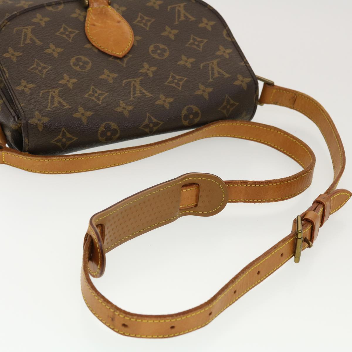 LOUIS VUITTON Monogram Saint Cloud GM Shoulder Bag M51242 LV Auth yk6643B