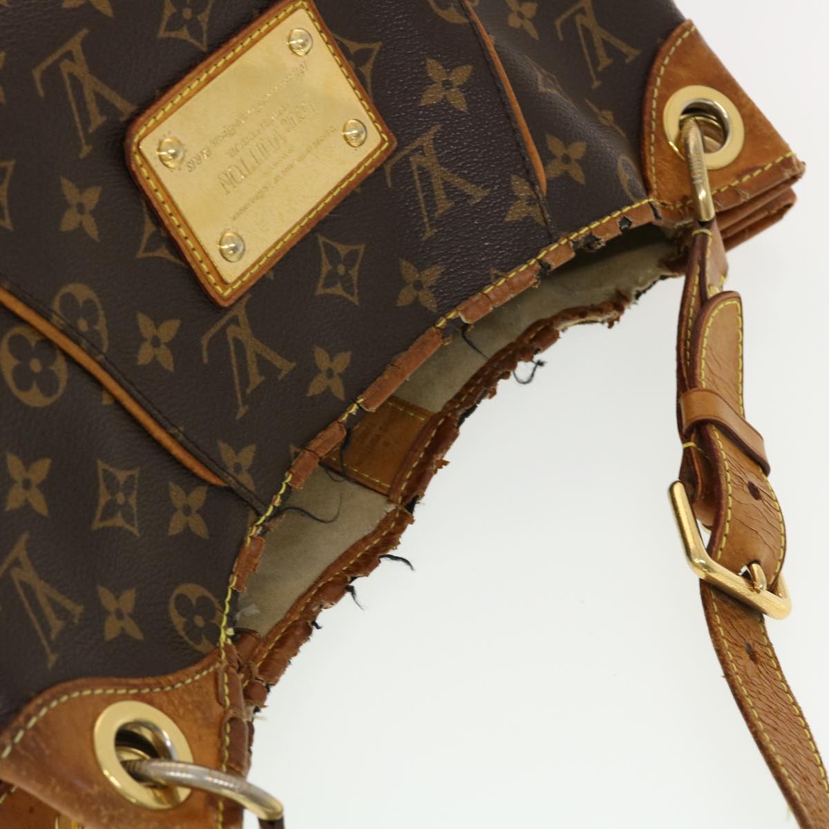 LOUIS VUITTON Monogram Galliera PM Shoulder Bag M56382 LV Auth yk6665B