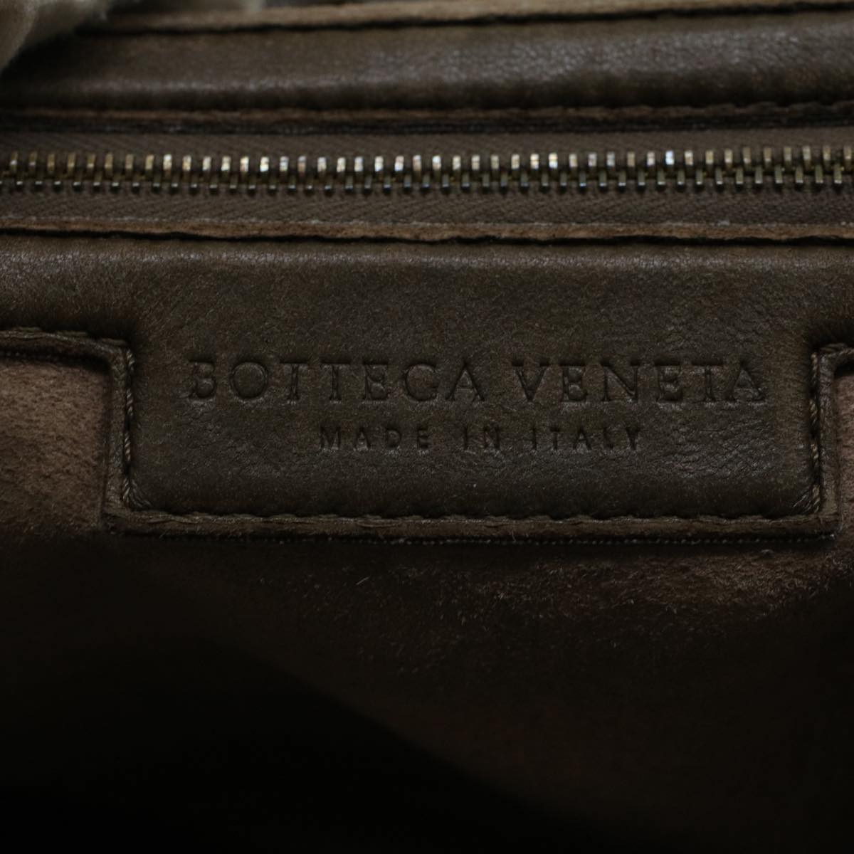 BOTTEGAVENETA Shoulder Bag Leather Brown Auth yk6668B
