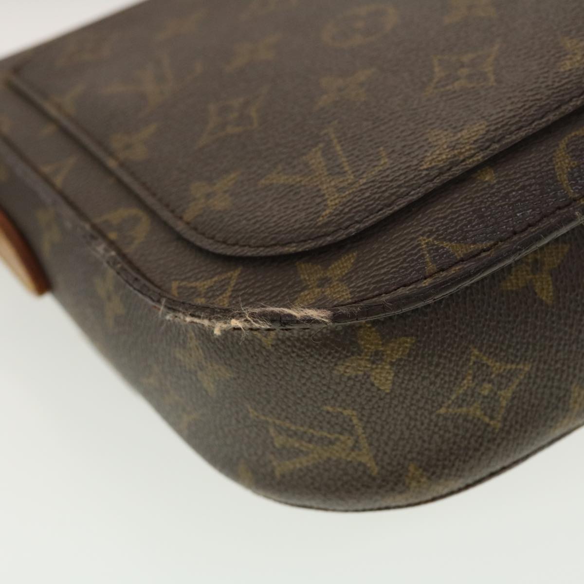 LOUIS VUITTON Monogram Saint Cloud GM Shoulder Bag M51242 LV Auth yk6701