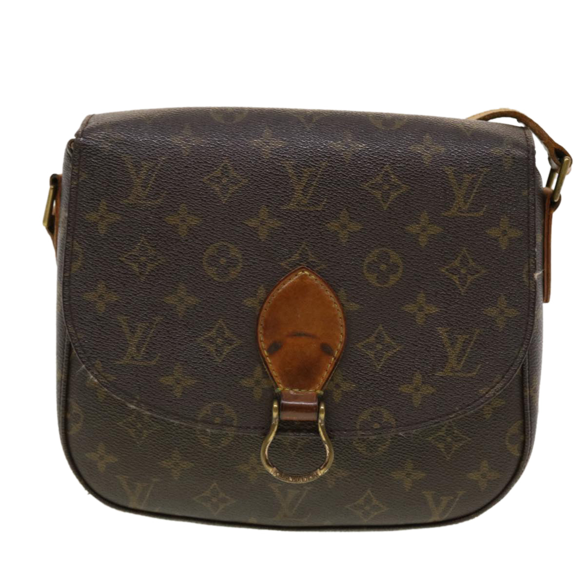 LOUIS VUITTON Monogram Saint Cloud GM Shoulder Bag M51242 LV Auth yk6701