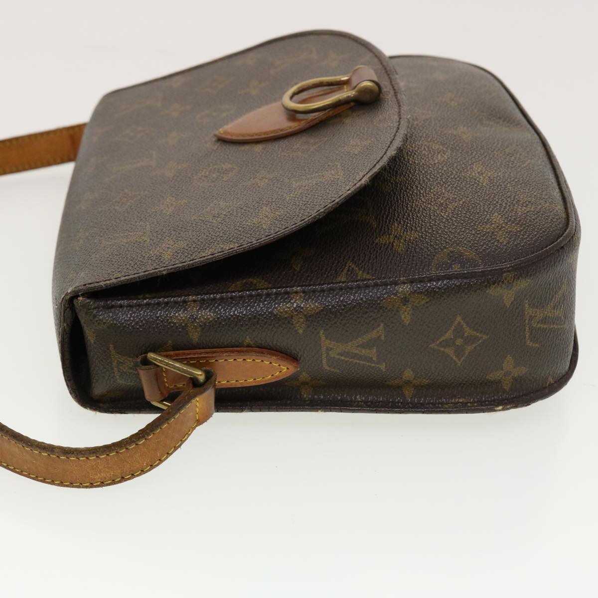 LOUIS VUITTON Monogram Saint Cloud GM Shoulder Bag M51242 LV Auth yk6701