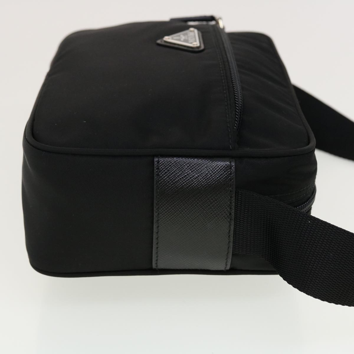 PRADA Shoulder Bag Nylon Black 1BC167 Auth yk6729