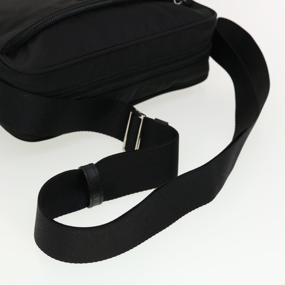 PRADA Shoulder Bag Nylon Black 1BC167 Auth yk6729