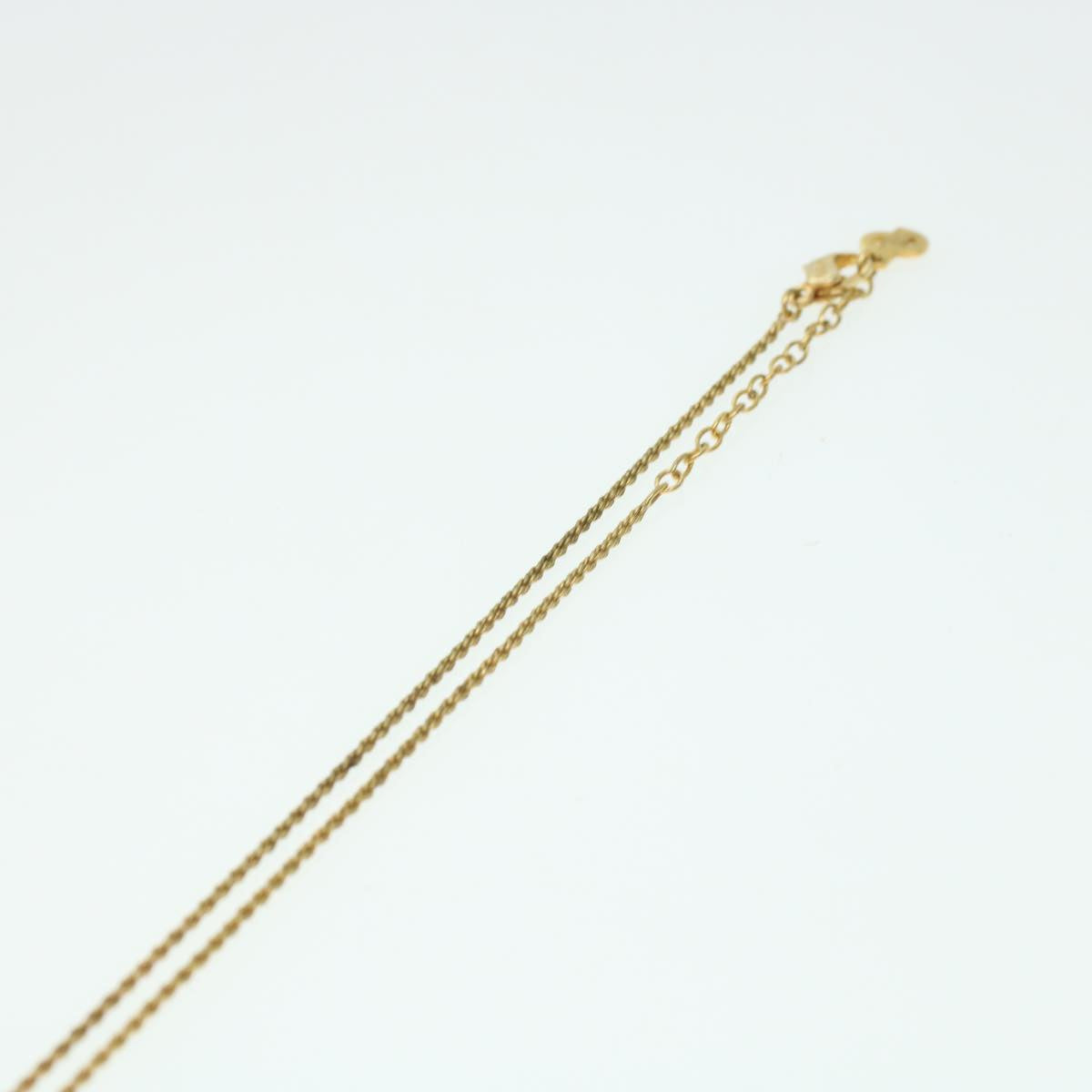 Christian Dior Necklace Gold Tone Auth yk6743B