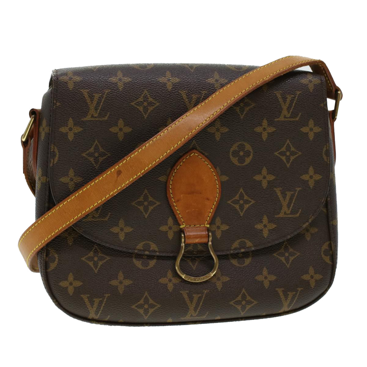 LOUIS VUITTON Monogram Saint Cloud GM Shoulder Bag M51242 LV Auth yk6762