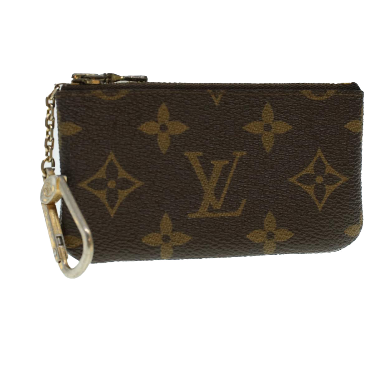 LOUIS VUITTON Monogram Pochette Cles Coin Purse M62650 LV Auth yk6763