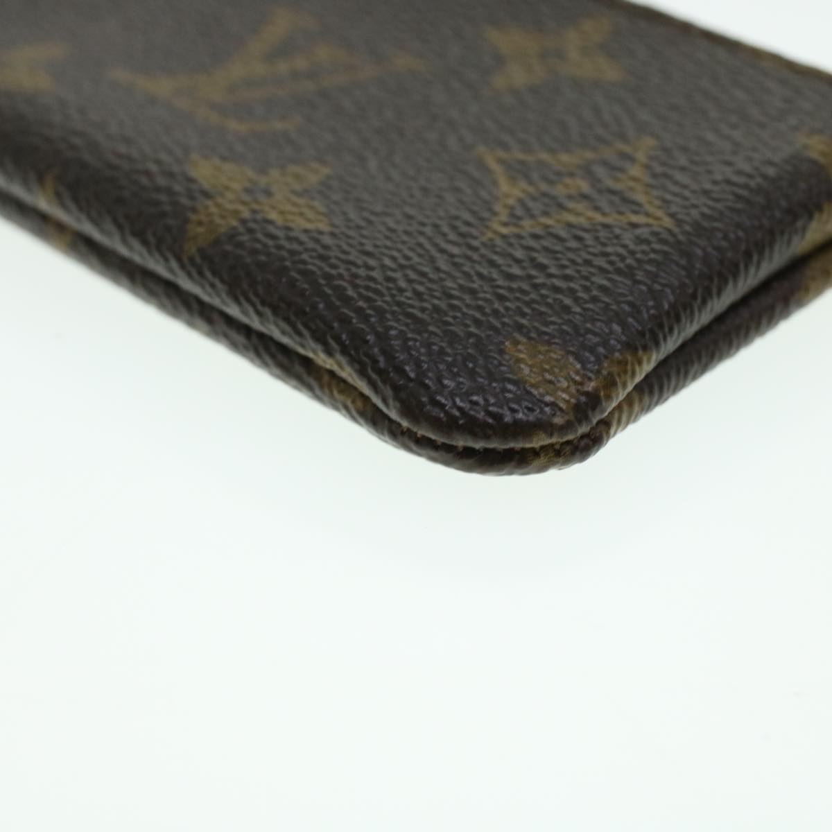 LOUIS VUITTON Monogram Pochette Cles Coin Purse M62650 LV Auth yk6763