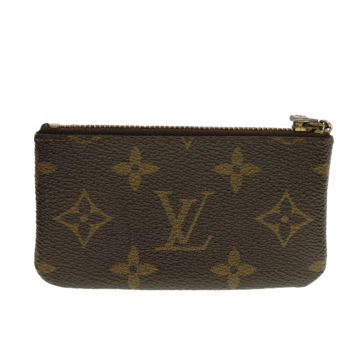 LOUIS VUITTON Monogram Pochette Cles Coin Purse M62650 LV Auth yk6763