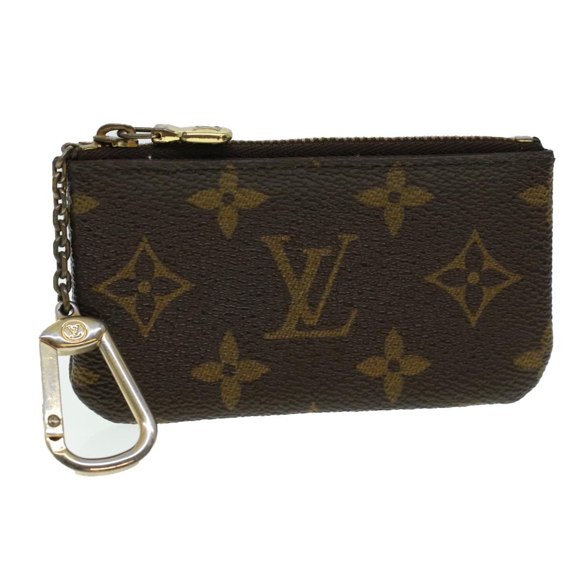 LOUIS VUITTON Monogram Pochette Cles Coin Purse M62650 LV Auth yk6777