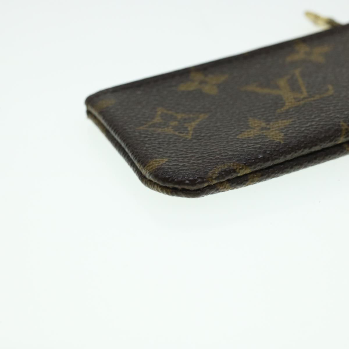 LOUIS VUITTON Monogram Pochette Cles Coin Purse M62650 LV Auth yk6777