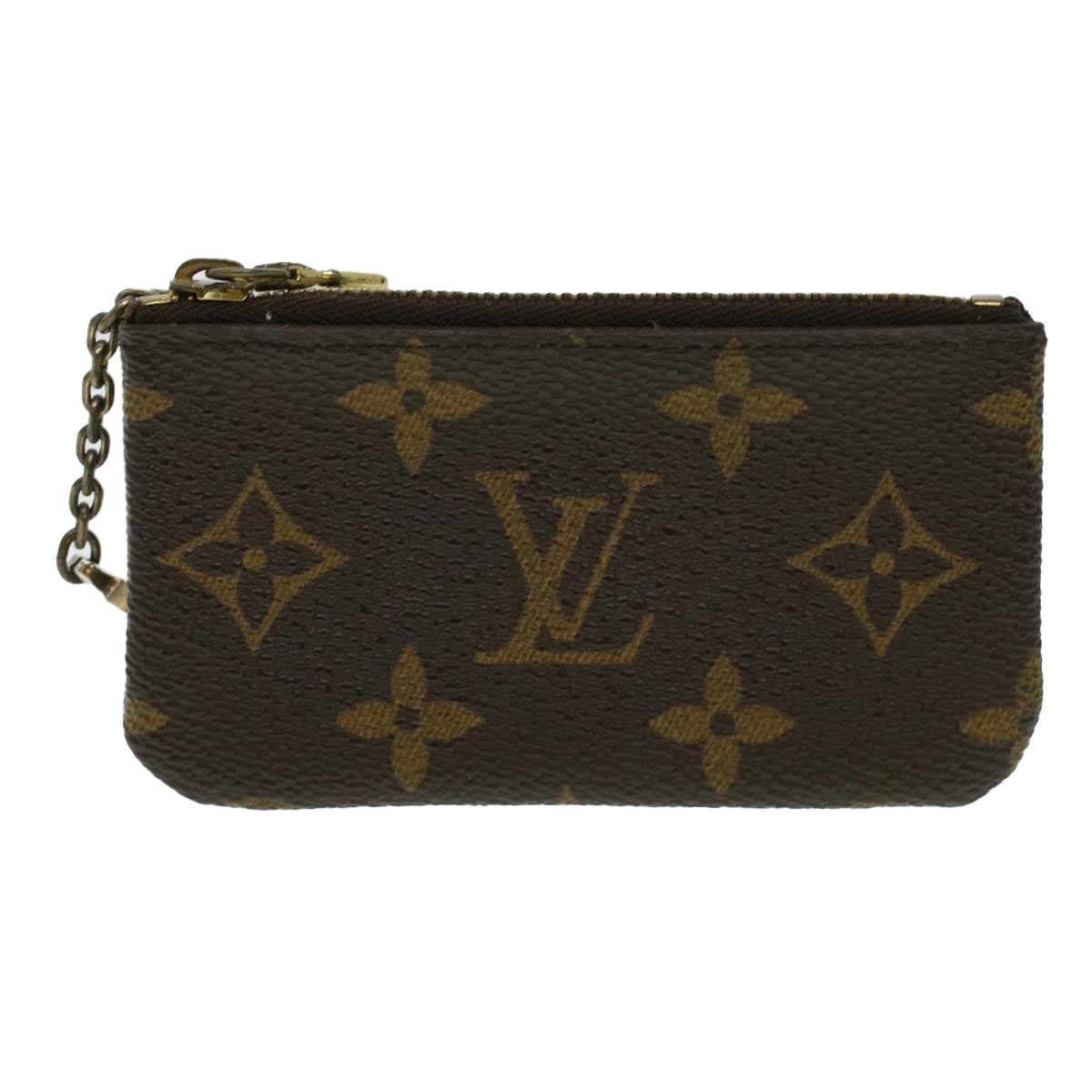 LOUIS VUITTON Monogram Pochette Cles Coin Purse M62650 LV Auth yk6777