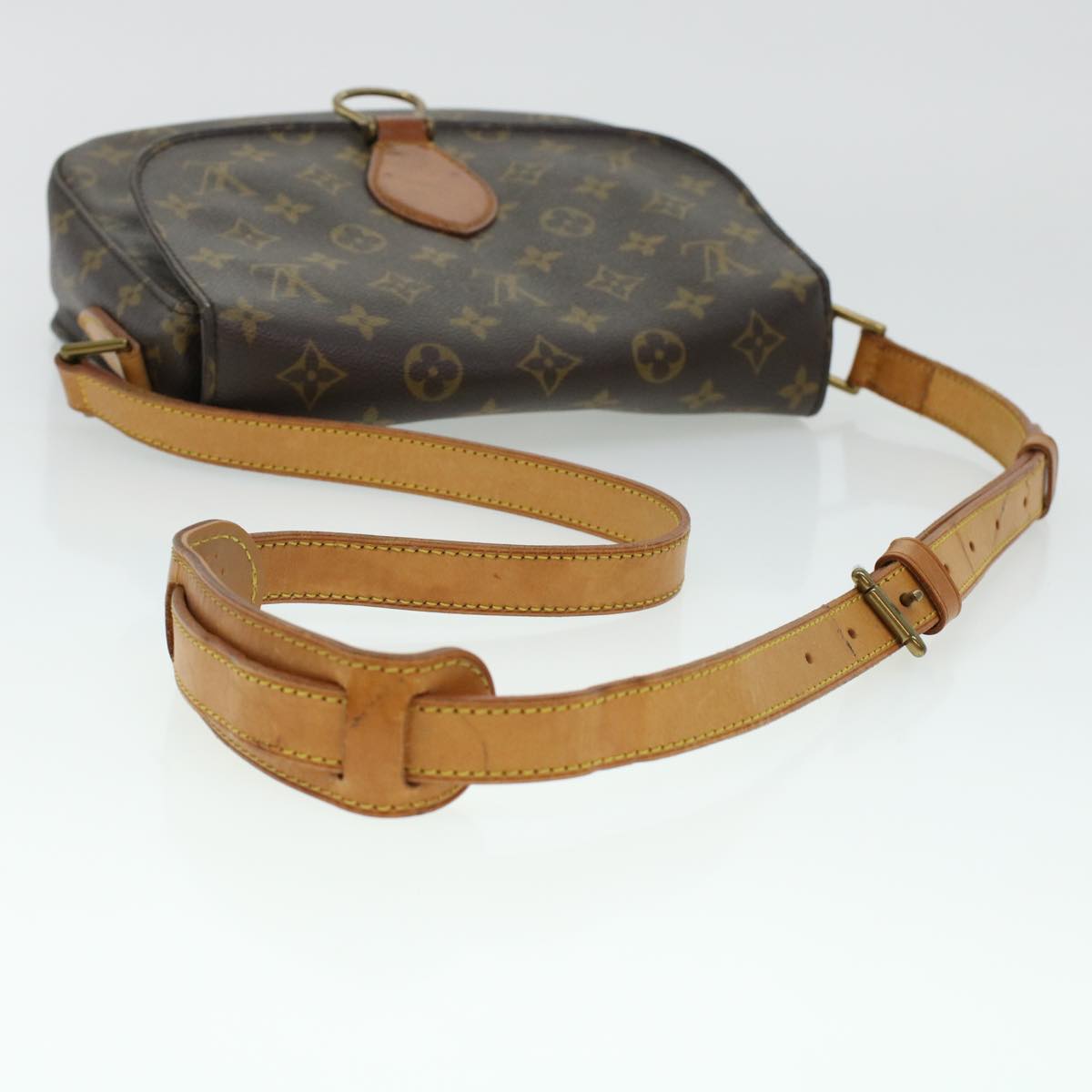 LOUIS VUITTON Monogram Saint Cloud GM Shoulder Bag M51242 LV Auth yk6784