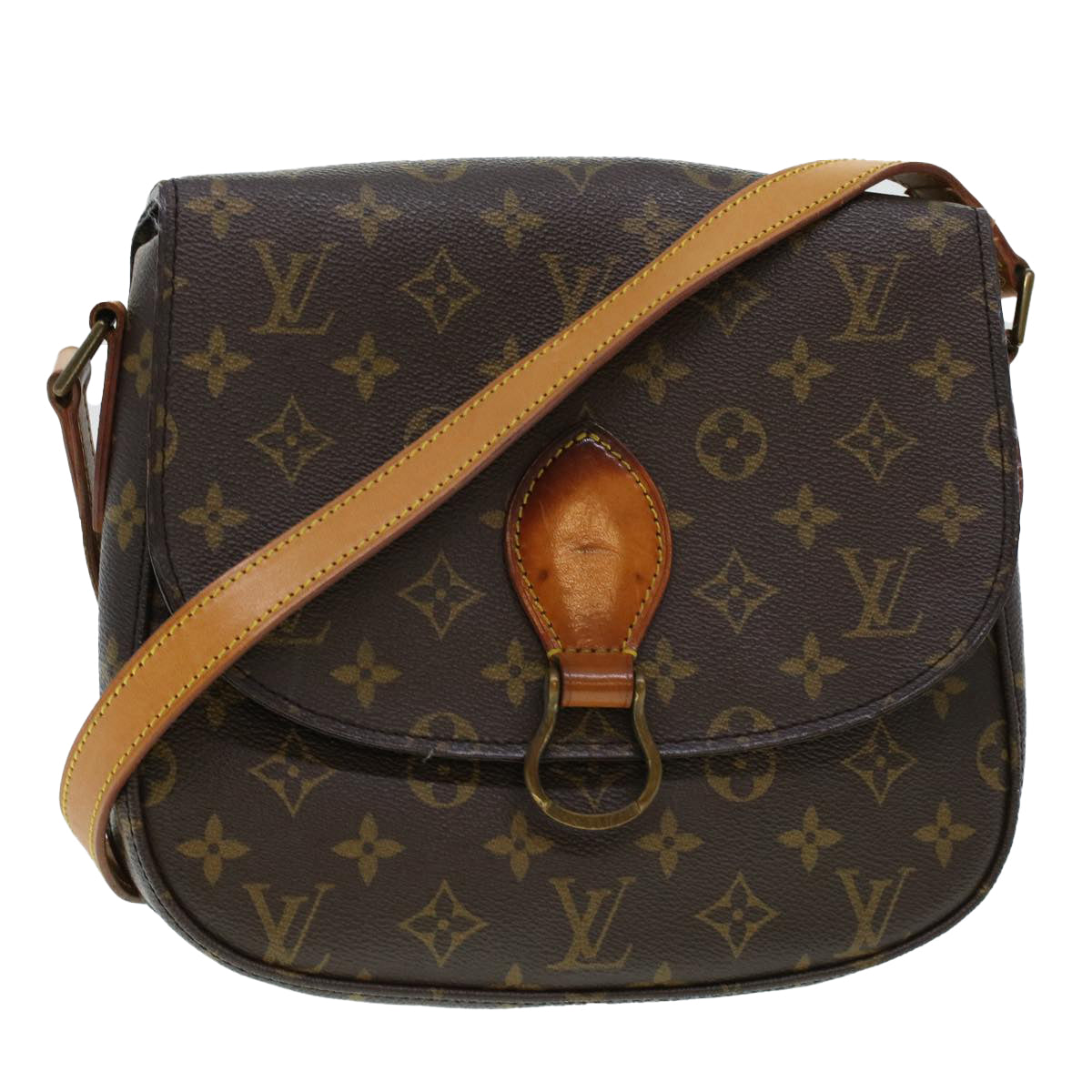 LOUIS VUITTON Monogram Saint Cloud GM Shoulder Bag M51242 LV Auth yk6812B