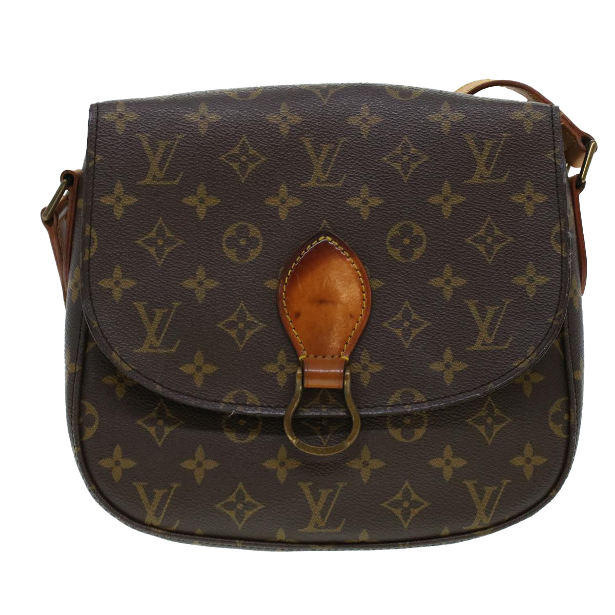 LOUIS VUITTON Monogram Saint Cloud GM Shoulder Bag M51242 LV Auth yk6812B