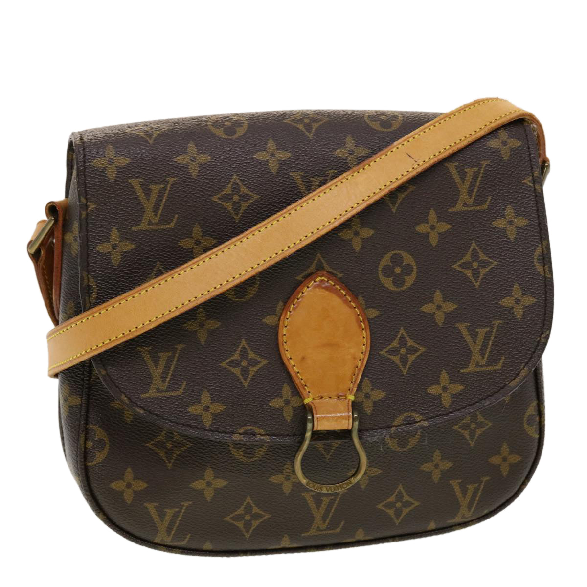 LOUIS VUITTON Monogram Saint Cloud GM Shoulder Bag M51242 LV Auth yk6829B