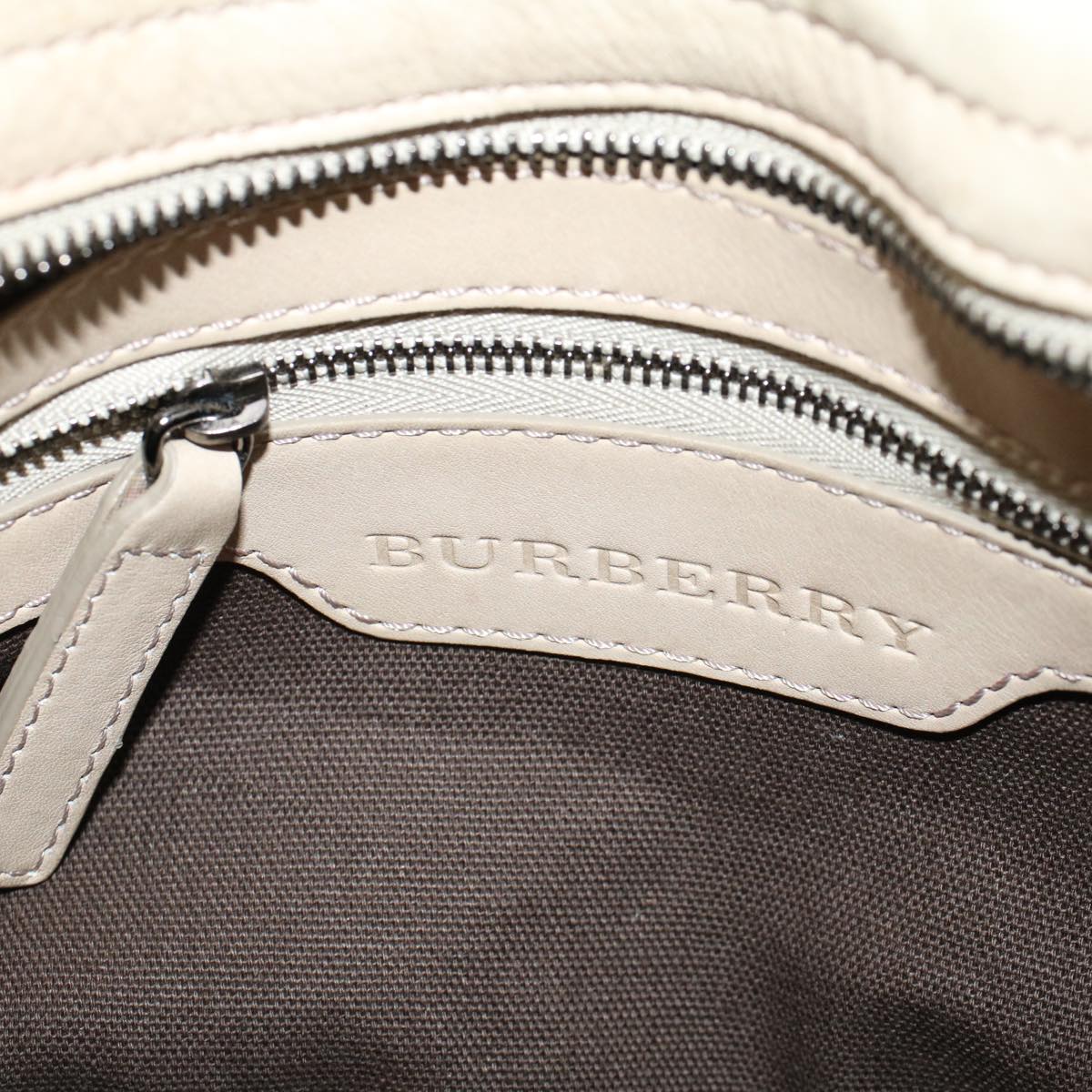 BURBERRY Nova Check Shoulder Bag PVC Leather Brown Auth yk6846B