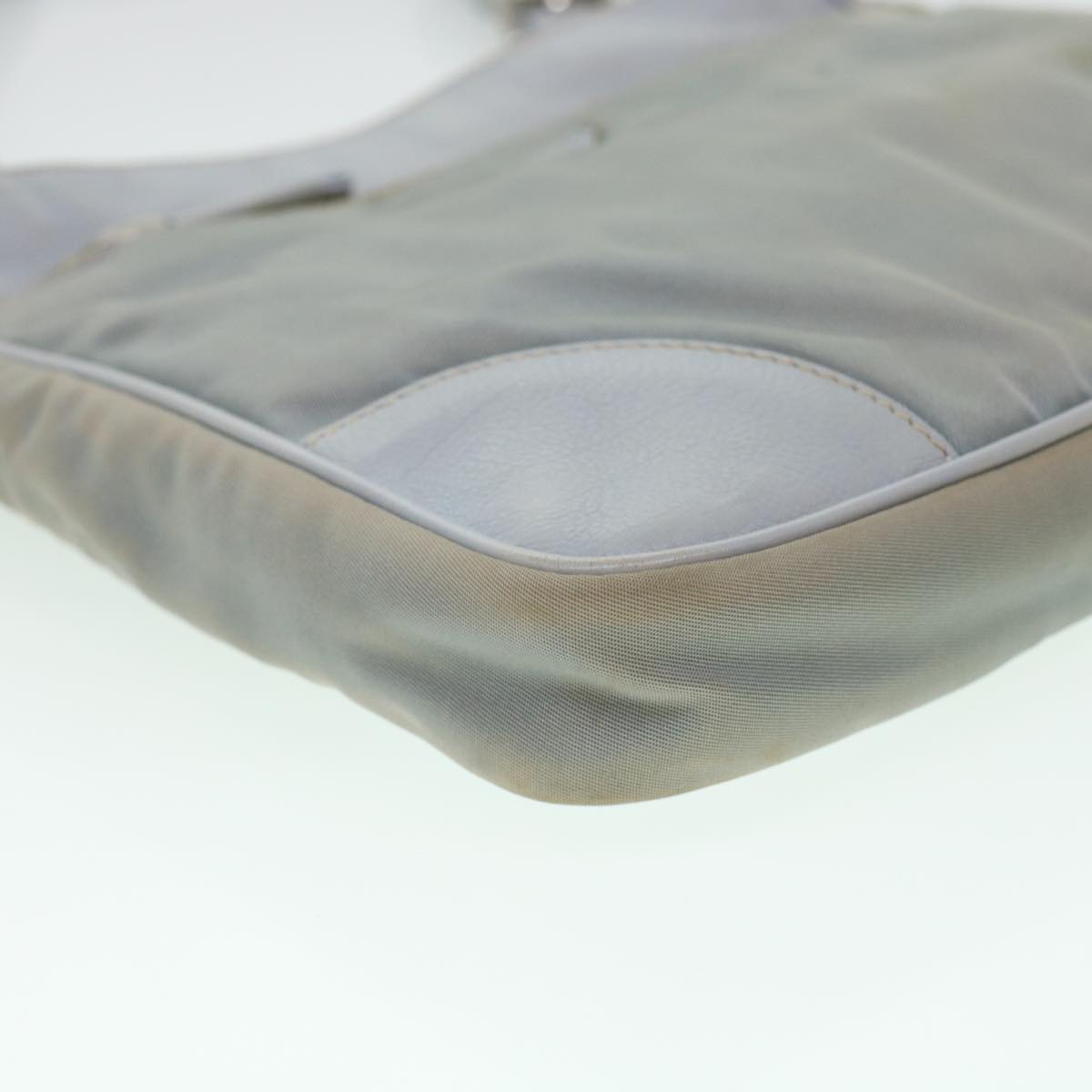 PRADA Shoulder Bag Nylon Blue Auth yk6849B