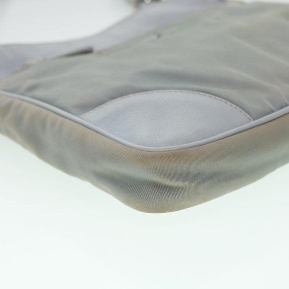 PRADA Shoulder Bag Nylon Blue Auth yk6849B