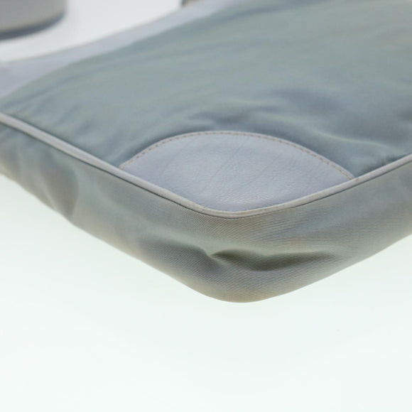 PRADA Shoulder Bag Nylon Blue Auth yk6849B