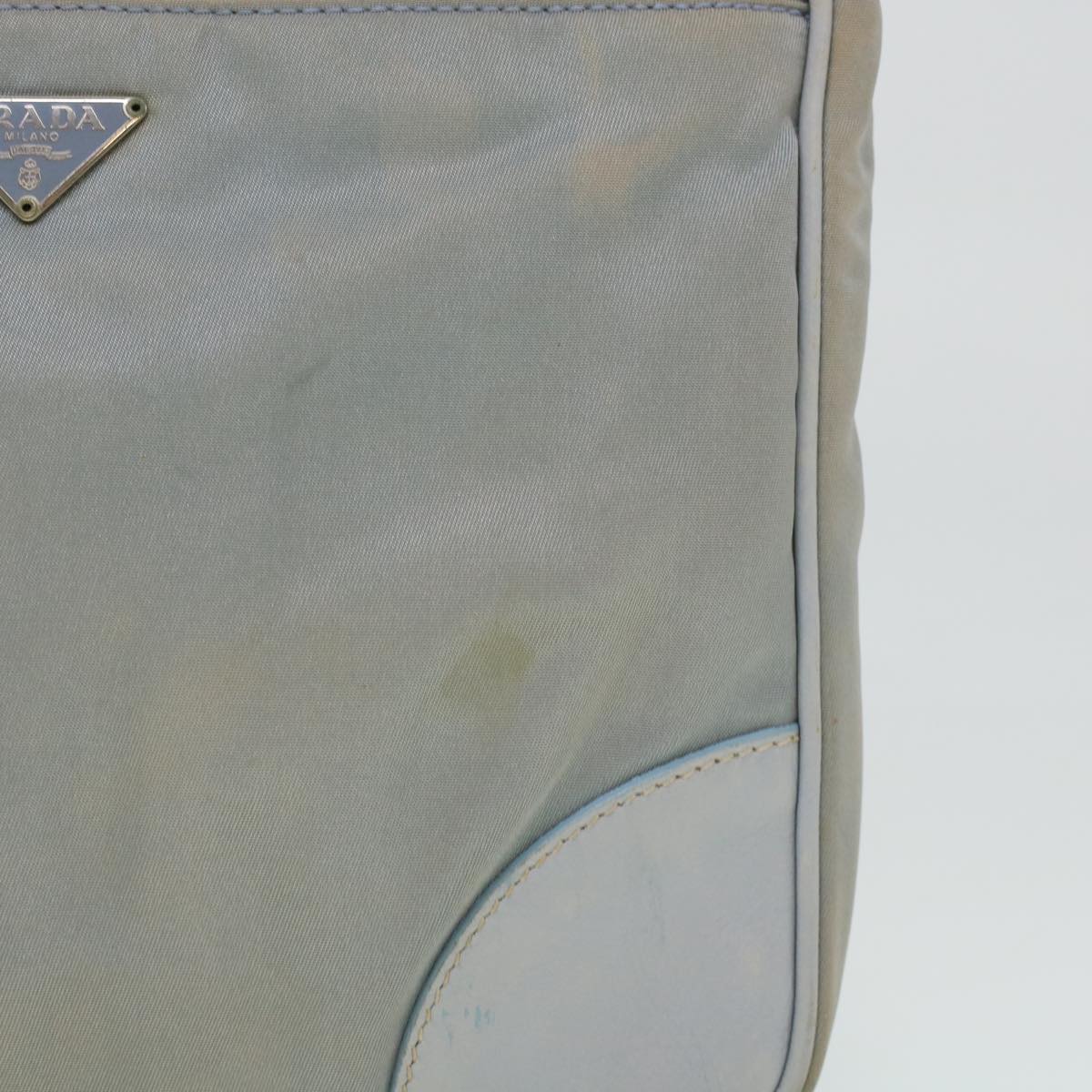 PRADA Shoulder Bag Nylon Blue Auth yk6849B - 0