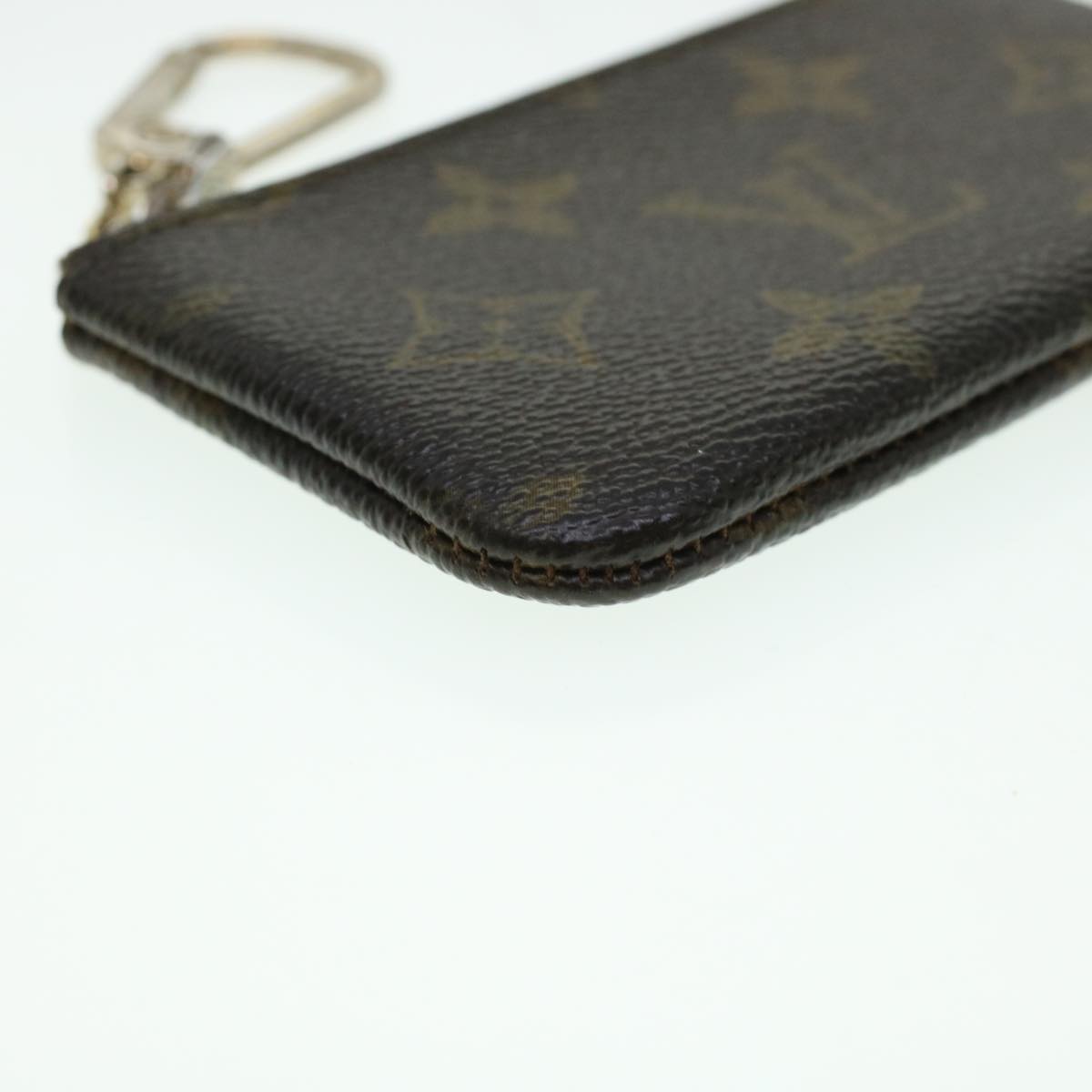 LOUIS VUITTON Monogram Pochette Cles Coin Purse M62650 LV Auth yk6854B