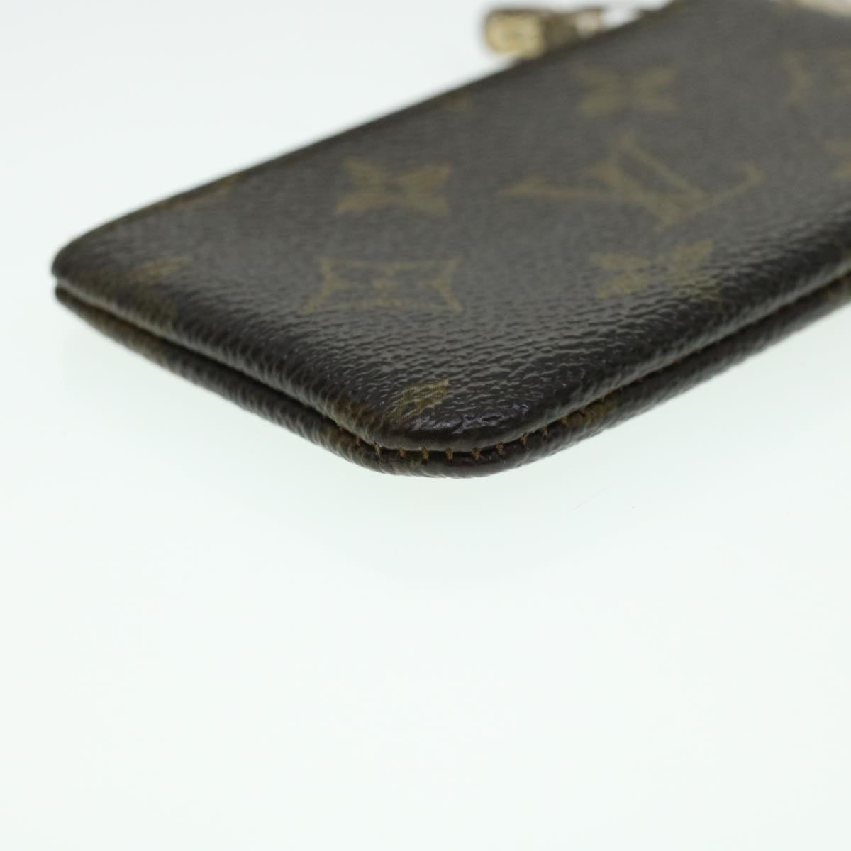 LOUIS VUITTON Monogram Pochette Cles Coin Purse M62650 LV Auth yk6854B