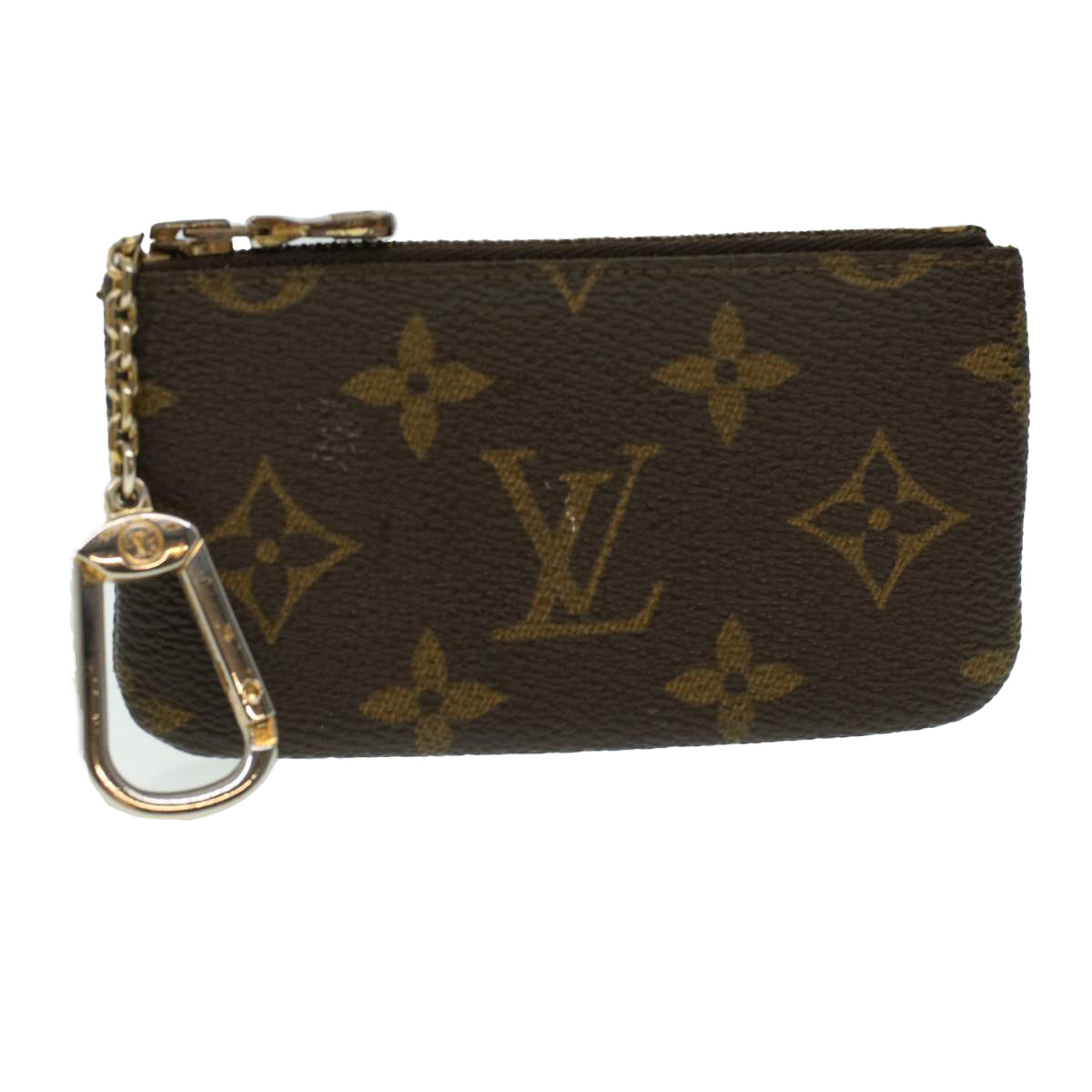 LOUIS VUITTON Monogram Pochette Cles Coin Purse M62650 LV Auth yk6858B