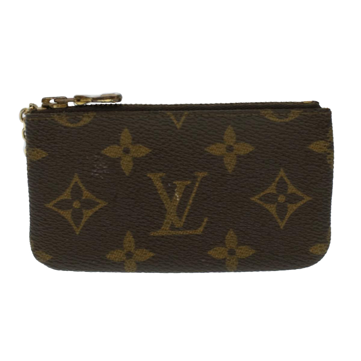 LOUIS VUITTON Monogram Pochette Cles Coin Purse M62650 LV Auth yk6858B