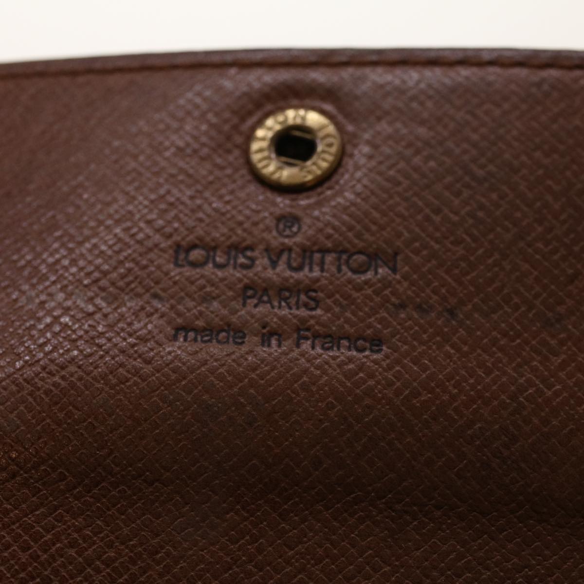 LOUIS VUITTON Porte Monnaie Billets Cartes Crdit Wallet M61652 LV Auth yk6860B