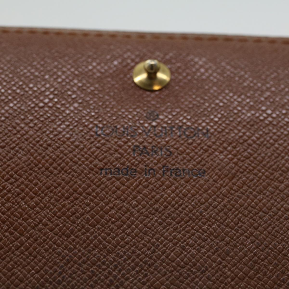 LOUIS VUITTON Monogram Porte Monnaie Billets Tresor Wallet M61730 Auth yk6861B