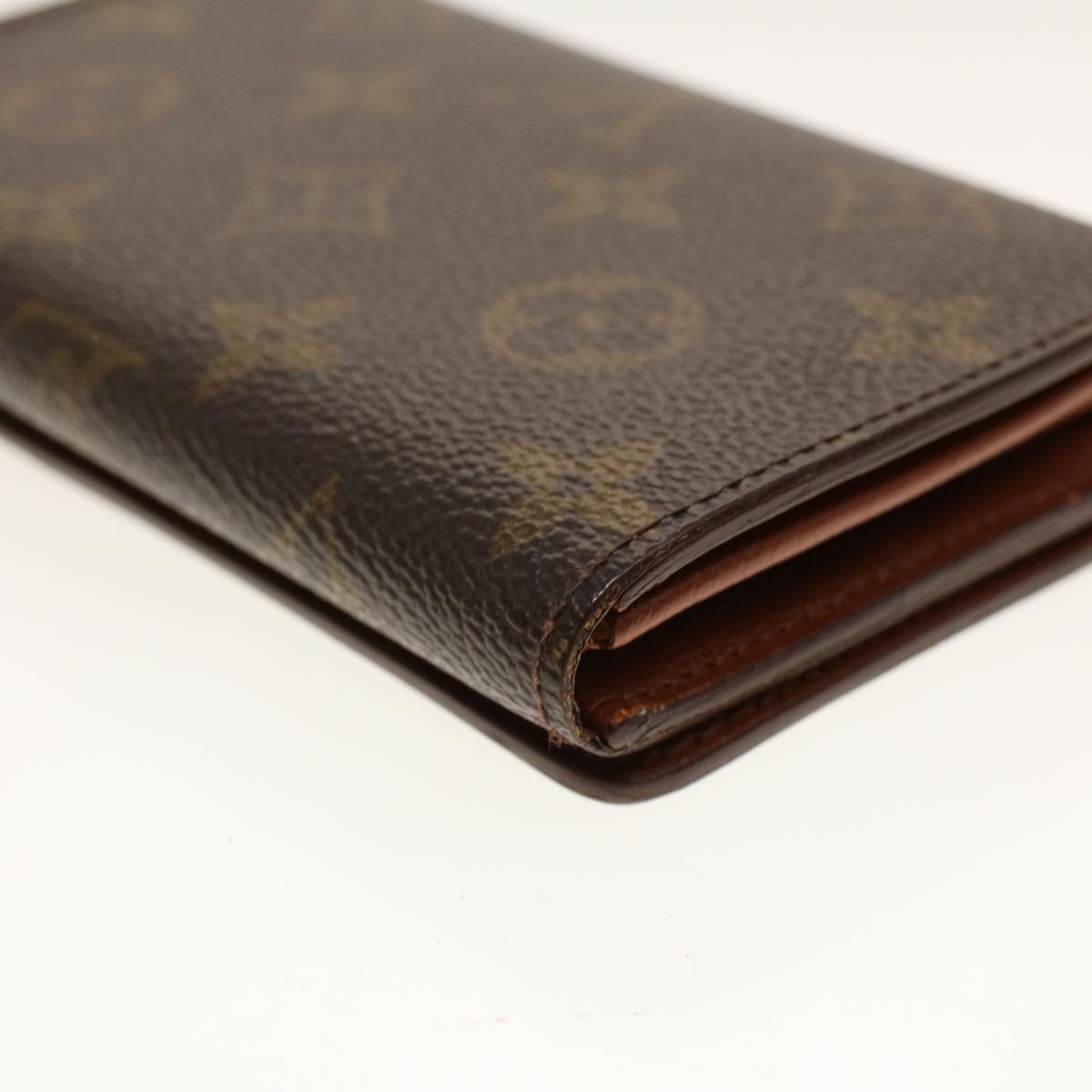 LOUIS VUITTON Monogram Porte Monnaie Billets Tresor Wallet M61730 Auth yk6862B